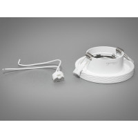 Білий круглий точковий світильник з алюмінію  Diasha PR-7-WH