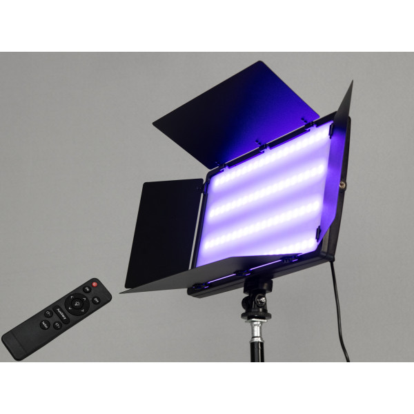 Прожектор для відеозйомки з пультом, без штатива, живлення 220В Diasha SL-LED-800RGB