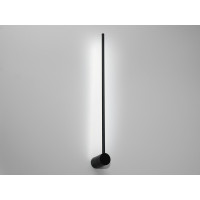 Ексклюзивне світлодіодне чорне бра, 12W Diasha 9408/BK-800