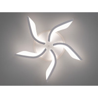 Стельова led люстра кільця з пультом, диммером, підсвіткою, 75W, чорна Diasha S2480/5WHLED3colordimmer