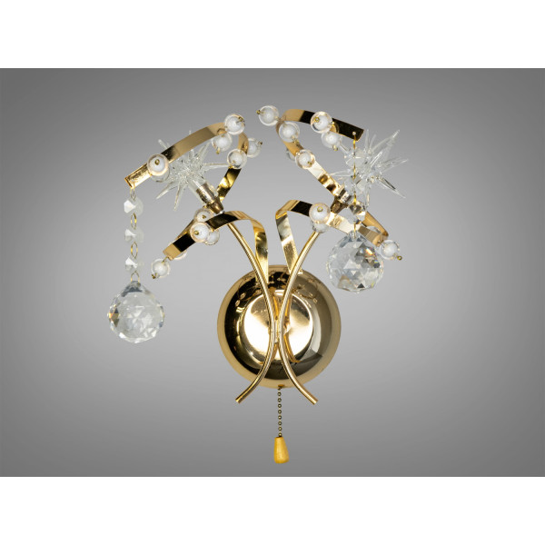 Акційна пропозиція!!! Строге, шляхетне галогенове бра, колір-хром Diasha 6232/2G