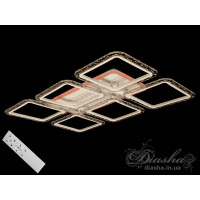 Люстра потолочная светодиодная LED с пультом Diasha QX2518/6L WH LED 3color dimmer 