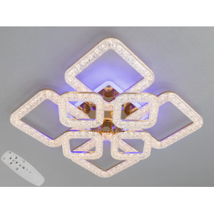 Потолочная светодиодная люстра 130W Diasha 2205/4+4GLED3colordimmer