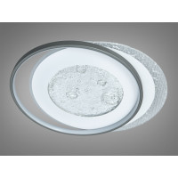 Світлодіодна стельова люстра чорна 90 Вт до 15 м² Diasha 2570-C