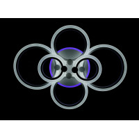 Люстра в зал или спальню светодиодная современная Splendid-Ray 2850130/6+A LED (WHITE) 