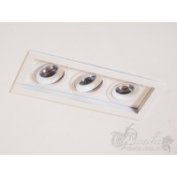 Накладной точечный светильник Diasha 136H-3-WH 