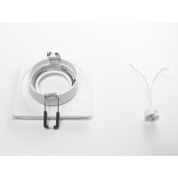 Універсальний, гармонійний, квадратний точковий світильник серія "Аluminium", білий Diasha QXL-1735-A1-WH