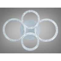 Люстра стельова кільця Diasha біла LED 106 Вт  Diasha MX78202/2+2WH