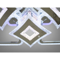 Люстра светодиодная потолочная с пультом управления 170W Diasha 2039/4+4HRLED3colordimmer