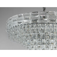 Люстра в зал хрустальная на 19 ламп Diasha 9085-800CH