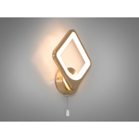 Светодиодные бра квадратное золотое Diasha 8060/1G