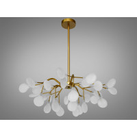 Люстра декоративная  30 лампочки, золото сатин Diasha 886-30AGD