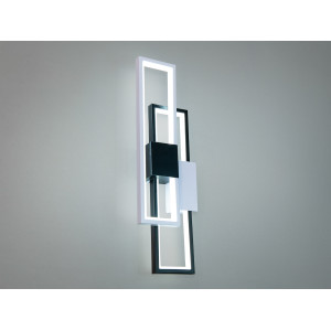 Стильний настінний світлодіодний світильник бра, 50W, чорний+білий Diasha Q6BK+WH