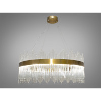Кришталева люстра Q802 золото 44Вт стиль та світло Diasha Q802/800GD