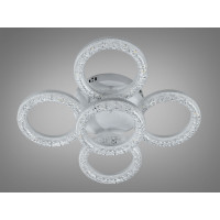 Стельова люстра кільця Diasha біла 73 Вт Diasha MX4770/4+1SWH