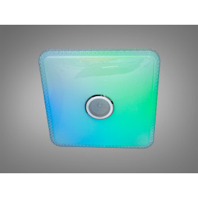 Смарт LED люстра біла 80 Вт RGB з Bluetooth Diasha DB-8501C/500x500RGB+MP3