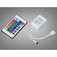 Контролер з ДУ для RGB стрічки Diasha PC-K8-RGB-24KEY-IR