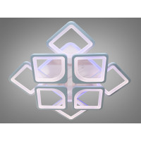 Люстра потолочная с пультом  Diasha S8060/4+4WHLED3colordimmer