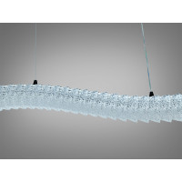 Світлодіодна люстра Diasha LED чорна 55Вт пульт Diasha MD2509/1000BK