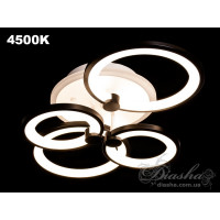 Люстра в спальню с пультом потолочная 100W Diasha 8022/4LED3colordimmer