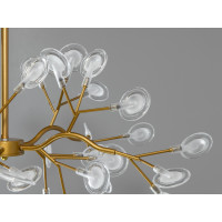 Люстра в зал на 45лампочки Diasha 886-45CGD