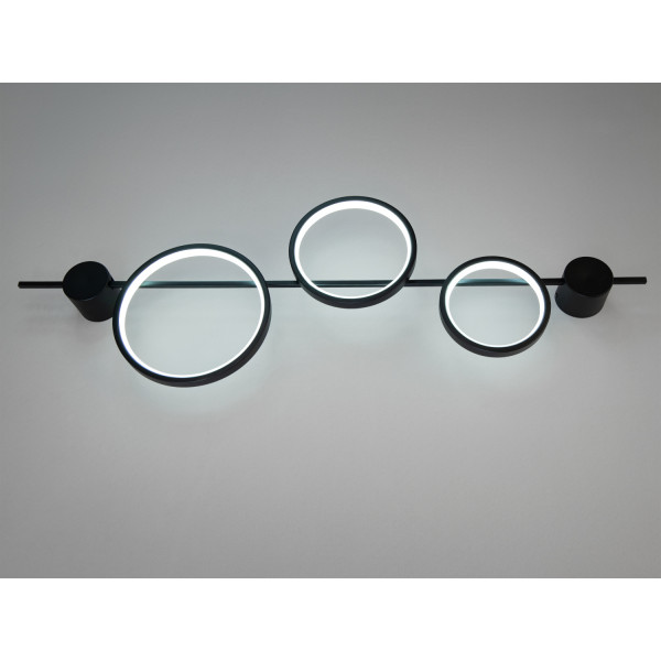 Стильний світлодіодний настінний світильник, 28Вт, чорний Diasha F3767BK Стильний світлодіодний настінний світильник, 28Вт, чорний Diasha F3767BK