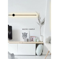 Настенные бра черное светодиодное Levistella 761L182 BK LED 12W 100x60x800мм