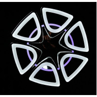 Люстра в зал или спальню светодиодная современная Splendid-Ray 2850168/6 LED (CHROME)