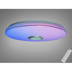 Смарт LED люстра біла 80 Вт RGB з Bluetooth Diasha DB-8310/500RGB+MP3