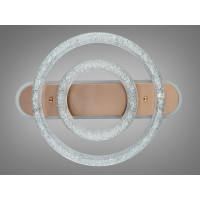 Люстра стельова Diasha LED золото 80W пульт 14 м² Diasha 9711/500+300G