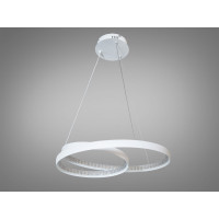 Сучасна світлодіодна чорна люстра підвіс, 72W Diasha 7536/500WH Сучасна світлодіодна чорна люстра підвіс, 72W Diasha 7536/500WH