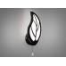 Дизайнерське світлодіодне бра світильник листочок, 15W, чорний Diasha 8028/1BK