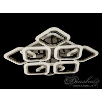 Люстры потолочные светодиодные с пультом  Diasha AS8060/4+4BHR LED 3color dimmer