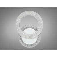 Сучасний світлодіодний світильник з кольоровою підсвіткою, 22W, білий Diasha 2203/1WH