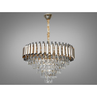 Люстра хрустальная 18 ламп Diasha 9001-600SGD+PB Люстра хрустальная 18 ламп Diasha 9001-600SGD+PB