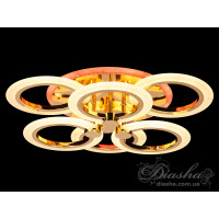 Люстра лед в спальню Diasha A8022/3+3GLED3colordimmer