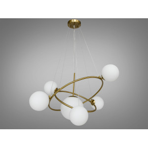 Стильна підвісна люстра в стилі Loft - "Бульбашки", 7 ламп, бронза Diasha LQ7048/7ABR