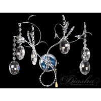 Вишукане, елегантне, стильне галогенове бра, хром Diasha 8037/2HR