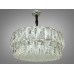 Шикарна кришталева люстра в зал у сучасному виконанні, 12 ламп Diasha 8070-600HR+WH Шикарна кришталева люстра в зал у сучасному виконанні, 12 ламп Diasha 8070-600HR+WH