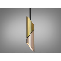 Підвісний світильник чорний GU10 одинарний Diasha QY-H1125YB+CG