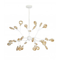 Люстра LED PETALS Levistella 918LP262-27 WH+BR