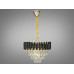 Современная хрустальная люстра для зала спальни гостиной Diasha 201202/400BK+S-gold