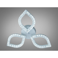 Стельова LED люстра MX4773 білий 45W три плафони акриловий розсіювач Diasha MX4773/3SWH