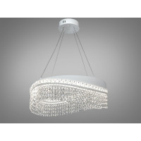 Люстра кришталева Diasha біла LED 58Вт Diasha P7027/D500WH Люстра кришталева Diasha біла LED 58Вт Diasha P7027/D500WH