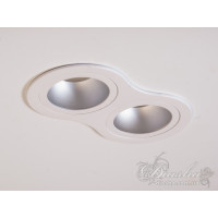 Сучасний точковий світильник, серія "Аluminium" Diasha 160D-12-WH