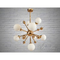 Люстра молекула золотая Diasha 81860/9G