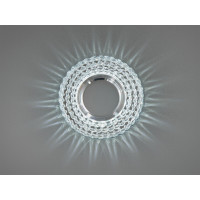 Кришталевий точковий світильник із вбудованим led підсвічуванням Diasha 2093