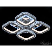 Cветодиодная люстра с хрусталем и пультом с подсветкой Diasha S8305/4HR LED RGB dimmer