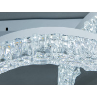 Стельова LED люстра кільця біла 103W Diasha MX78203/500+400+300WH