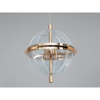 Світлодіодний кришталевий підвіс золото 12 Вт Diasha 5030/1GD